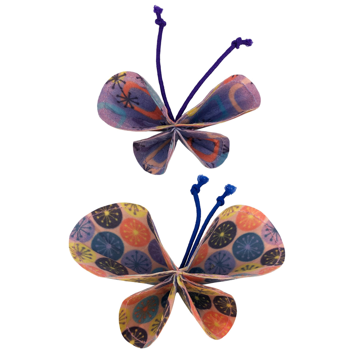 KONG - Vibez Bat-A-Bout Butterfly Multi Color & Shape Print