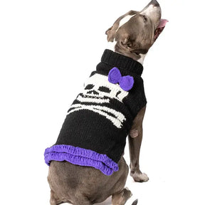 Chilly Dog - Dog Sweater Skull Skirt