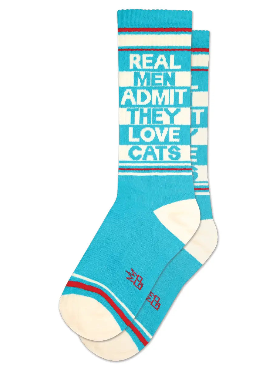 Gumball Poodle - Socks Real Men Admit they Love Cats