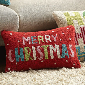 Peking Handicraft - Pillow Merry Christmas Hook
