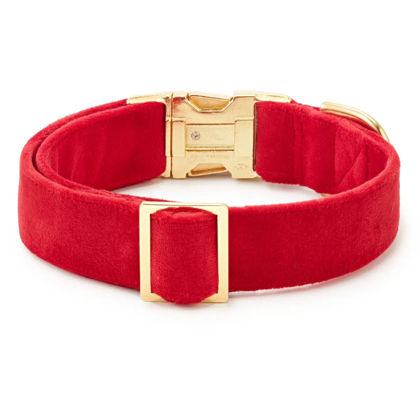 The Foggy Dog - Dog Collar Velvet Cranberry - Southern Agriculture 