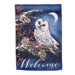 Evergreen Enterprises- Flag Owl's Winter Greeting