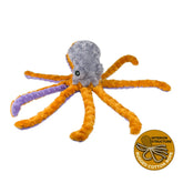 Tall Tails - Octopus With Rope Inside Plus Crinkle & Squeaker - Southern Agriculture 