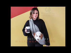 Walking Pet- Pet Sling Merlot