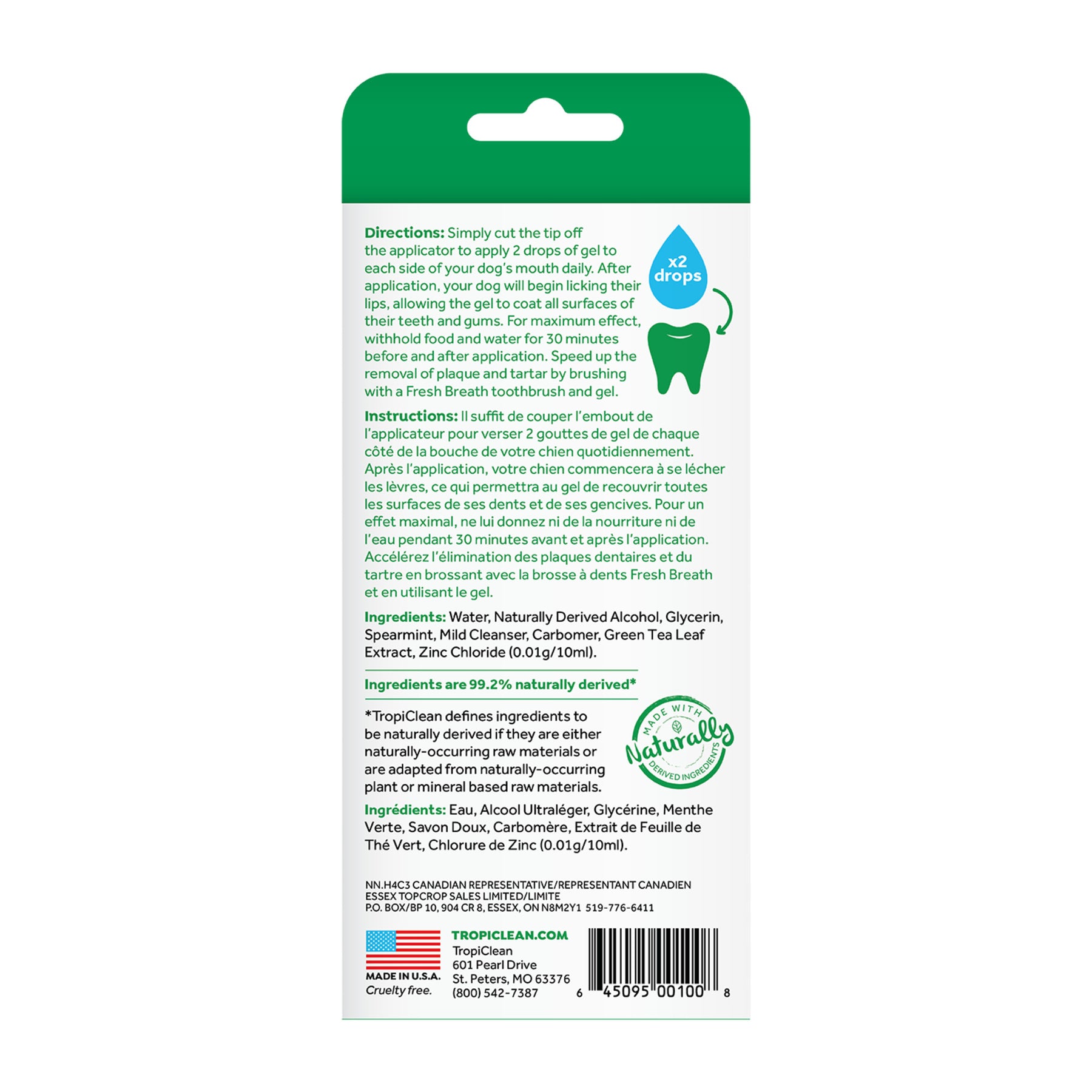 Tropiclean - Fresh Breath Oral Care - Southern Agriculture 
