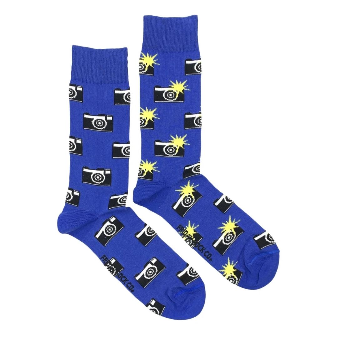 Men's Camera Flash & Camera Socks-Southern Agriculture