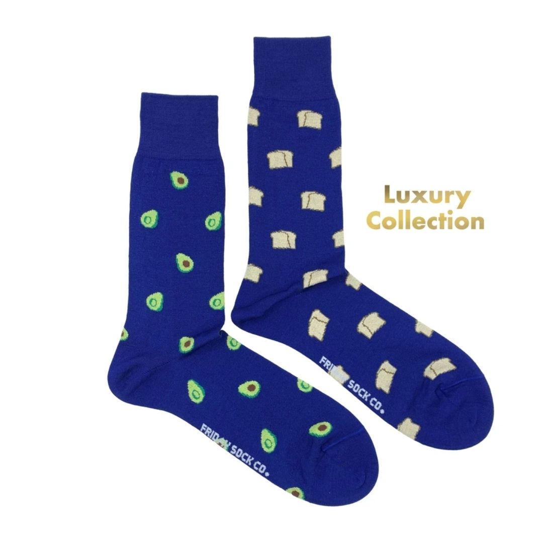 Men's Luxury Avocado & Toast Socks-Southern Agriculture