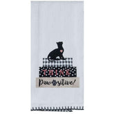 Kay Dee Designs - Think Pawsitive Embroidered Tea Towel-Southern Agriculture