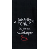 Kay Dee Designs - Cat Housekeeper Embroidered Waffle Towel-Southern Agriculture