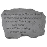 Kay Berry - Have You a Cat in Heaven, Lord? Garden Accent Stone-Southern Agriculture