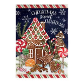 Evergreen Enterprises - Christmas Sweet Christmas Garden Suede Flag - Southern Agriculture 