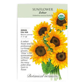 Botanical Interests, Inc. - Sunflower Zohar Hybrid Organic Seeds