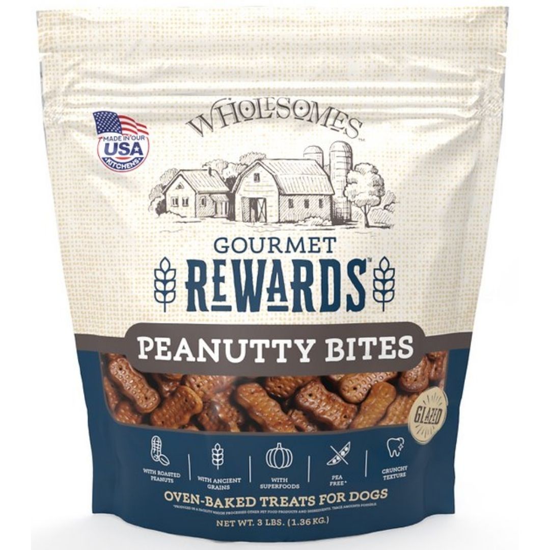 Sportmix - Wholesomes Peanutty Bites Dog Treats - Southern Agriculture 