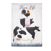 Evergreen Enterprises - Farm Life Garden Flag