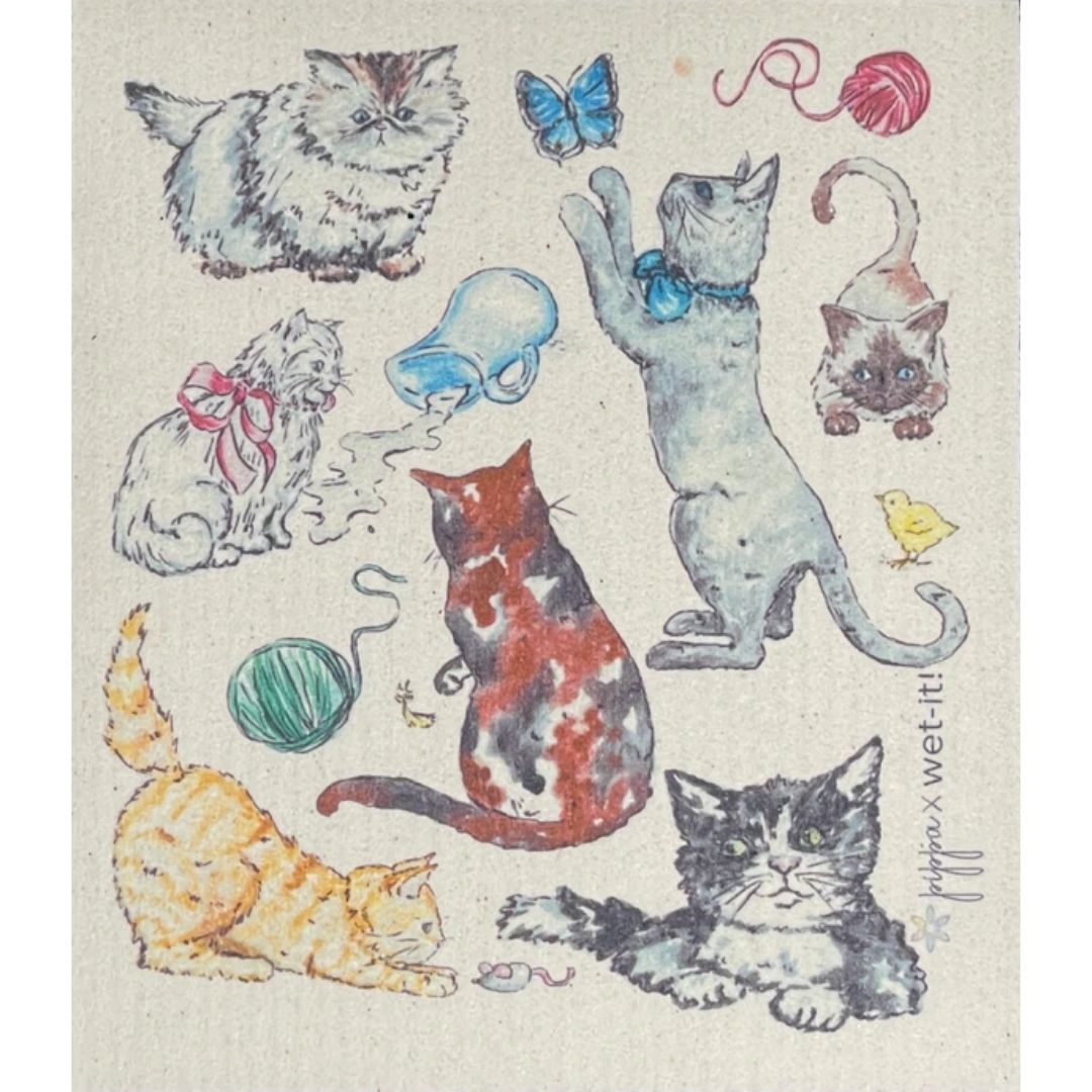 Wet-it! - Fine Feline Swedish Cloth