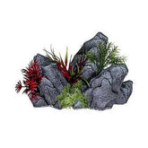 Marina - Rock Outcropping with Plants Fish Tank Ornament