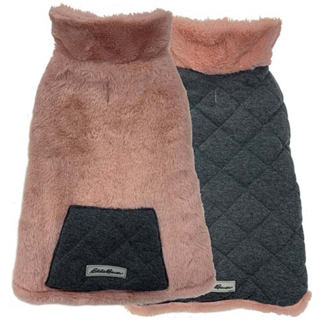 Petrageous Designs - Eddie Bauer PET Laurel Faux Fur Reversible Vest