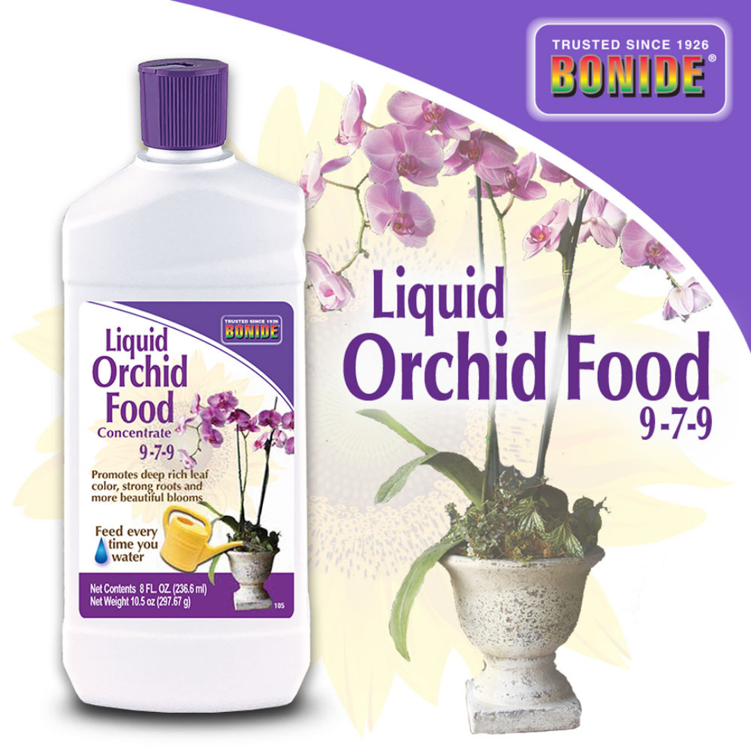 Bonide - Liquid Orchid Food 9-7-9 Concentrate 8 oz.