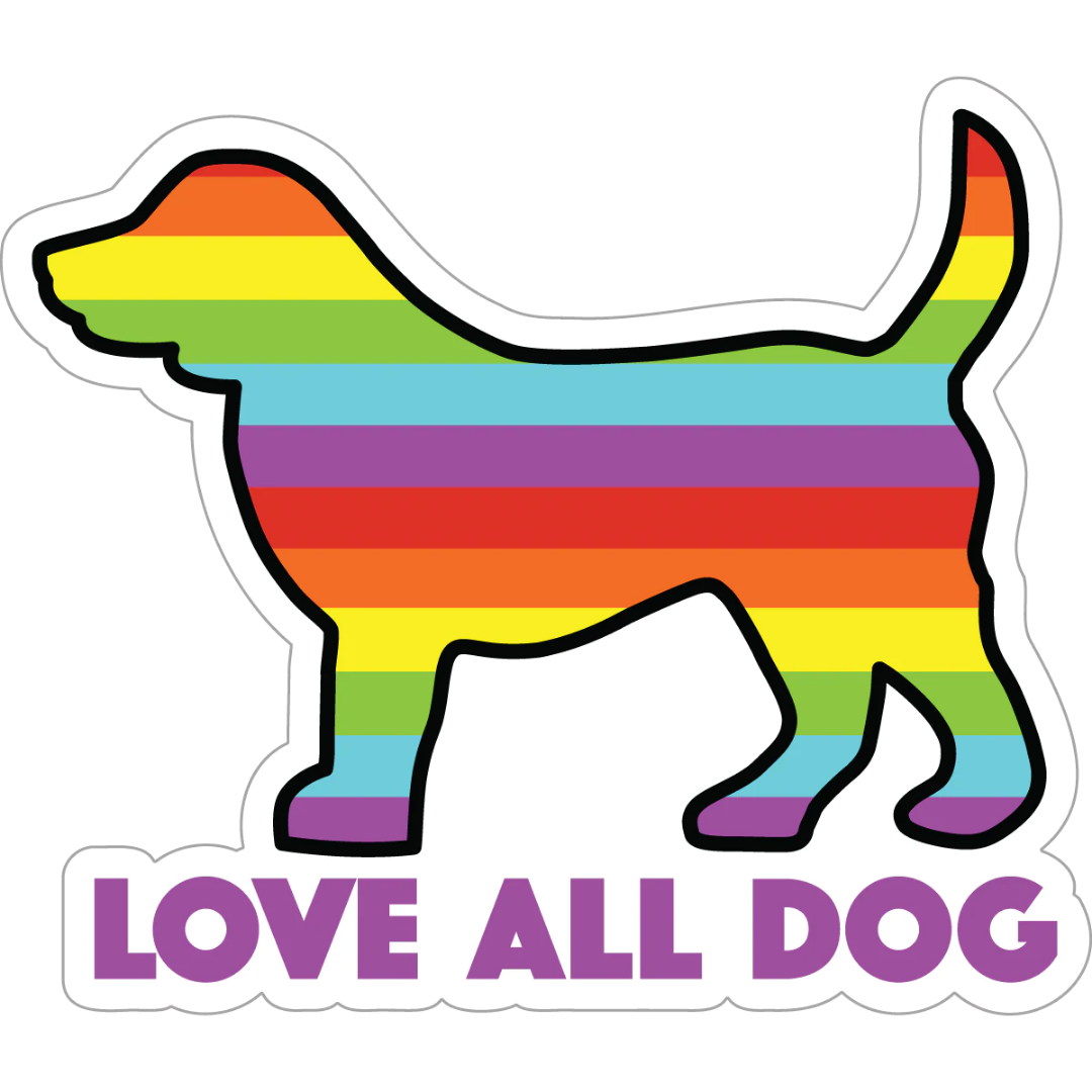 Dog Speak - Decal Love All Dog