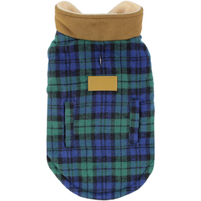 Parisian Pet - Scottish Plaid Jacket (Green and Blue) - Southern Agriculture 