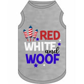 Parisian Pet - Red, White and Woof Dog Tank