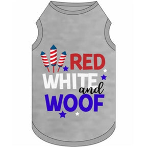 Parisian Pet - Red, White and Woof Dog Tank