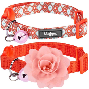 Blueberry Pet - The Floral Power of All in One Cat Collar