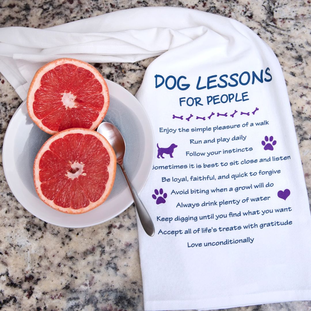 Dog Speak - Tea Towel Dog Lessons