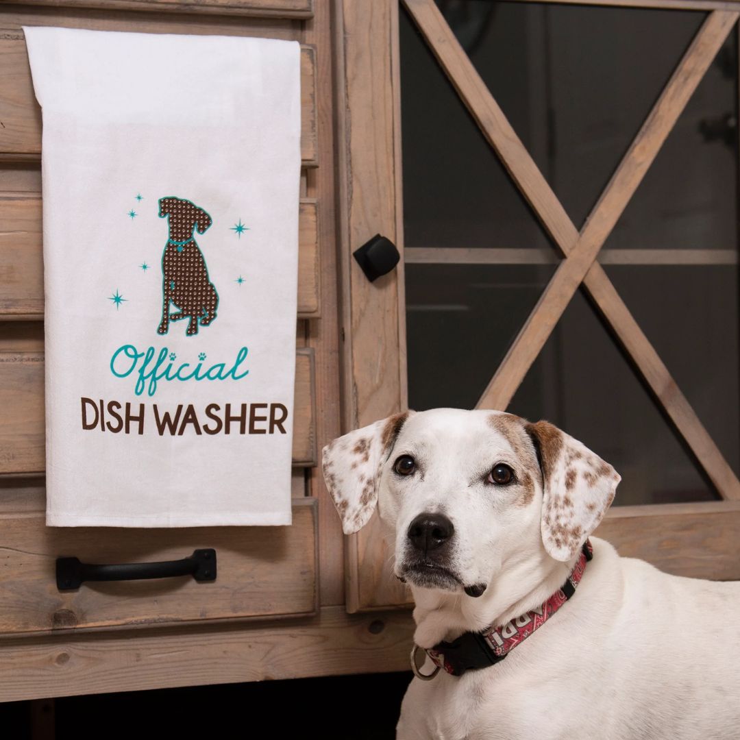 Dog Speak - Tea Towel Official Dish Washer