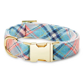The Foggy Dog - Pastel Plaid Flannel Dog Collar