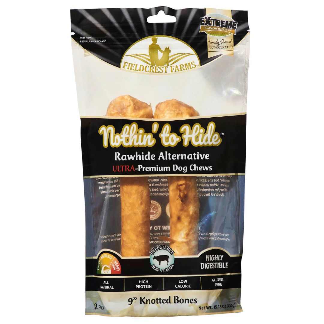 Fieldcrest Farms - Nothin' to Hide Beef Knotted Bone Dog Chew - Southern Agriculture 