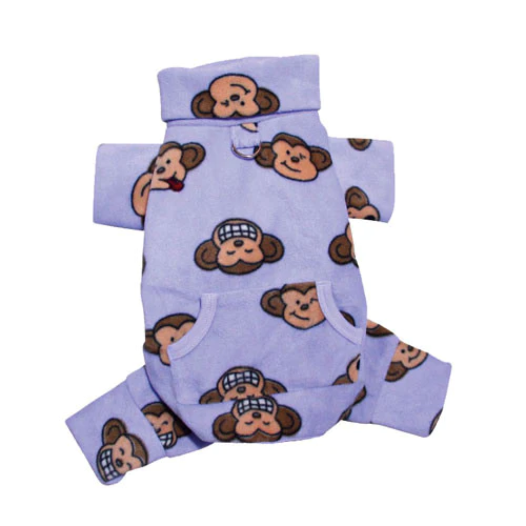 Klippo Pet - Silly Monkey Fleece Turtleneck Dog Pajamas