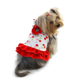 Klippo Pet - Soft Knit Cherries Dog Dress