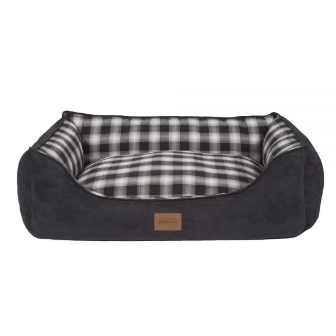 Carolina Pet Company - Pendleton Pet Charcoal Ombre Plaid Kuddler Dog Bed