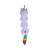 Jojo Modern Pet - Rainbow Unicorn Skinny Squeaking Plush Dog Toy
