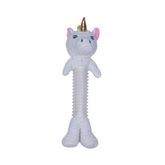 Jojo Modern Pet - Skinny Slim Unicorn Corduroy Squeaking Dog Toy