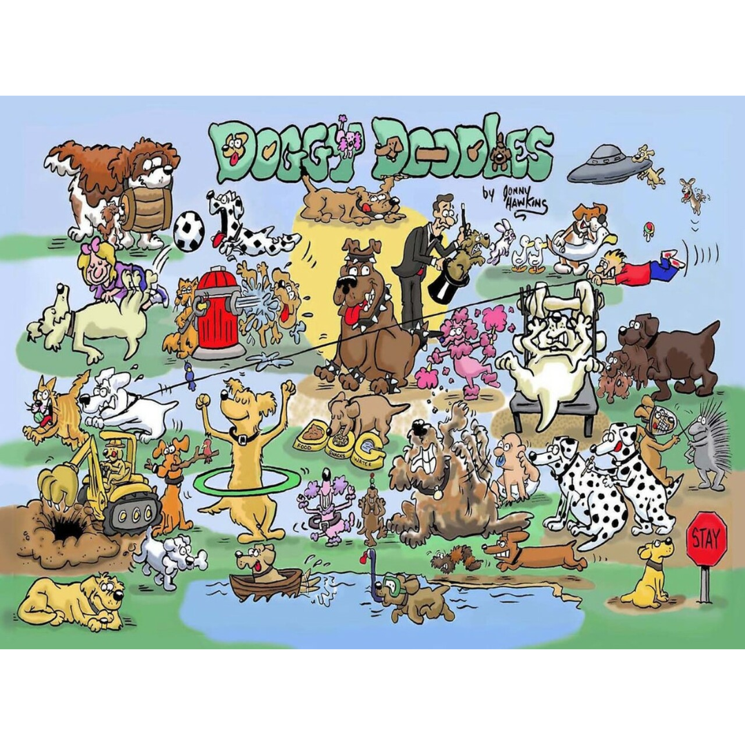 Sunsout - Doggy Doodle Puzzle