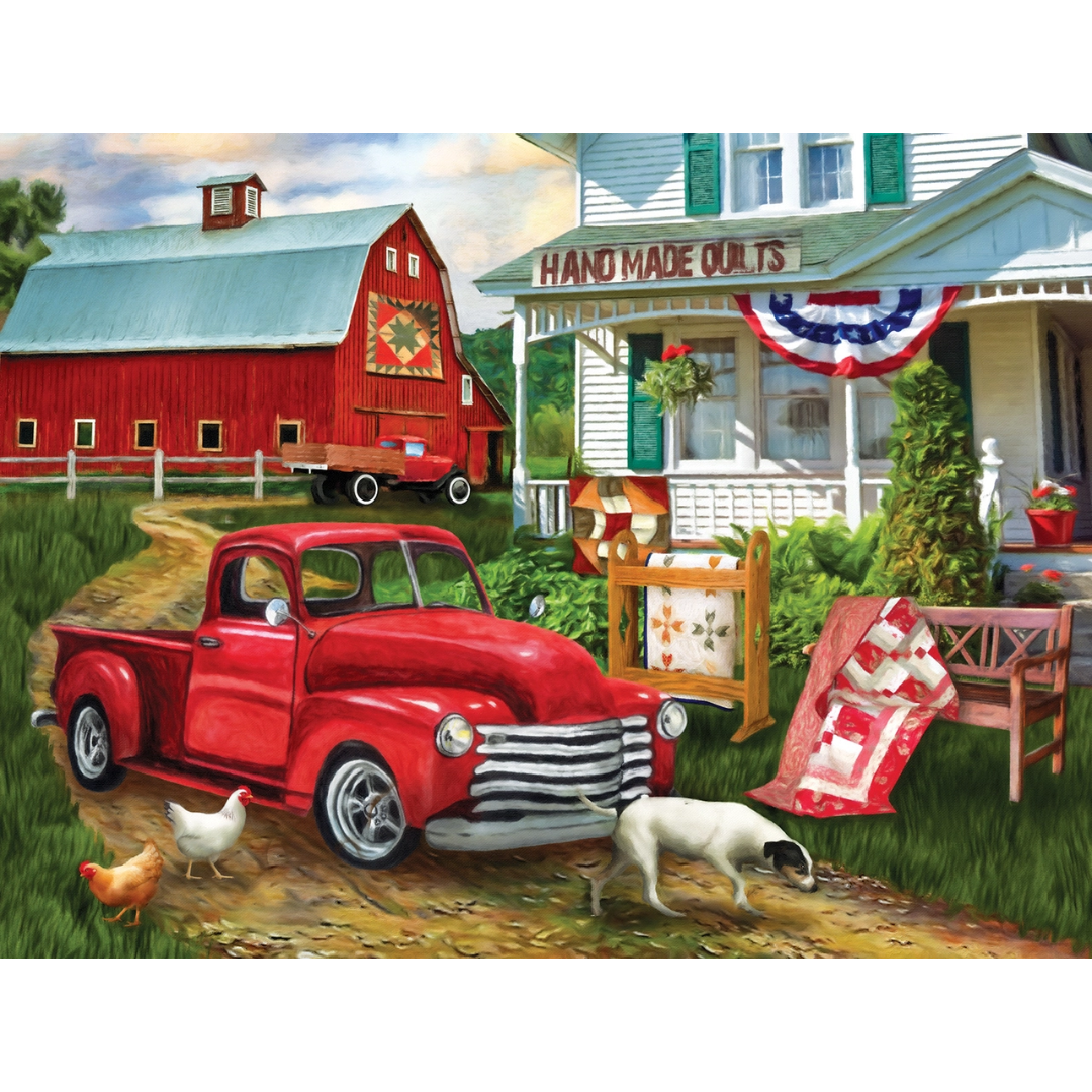 Sunsout - Stopping at the Farm Puzzle