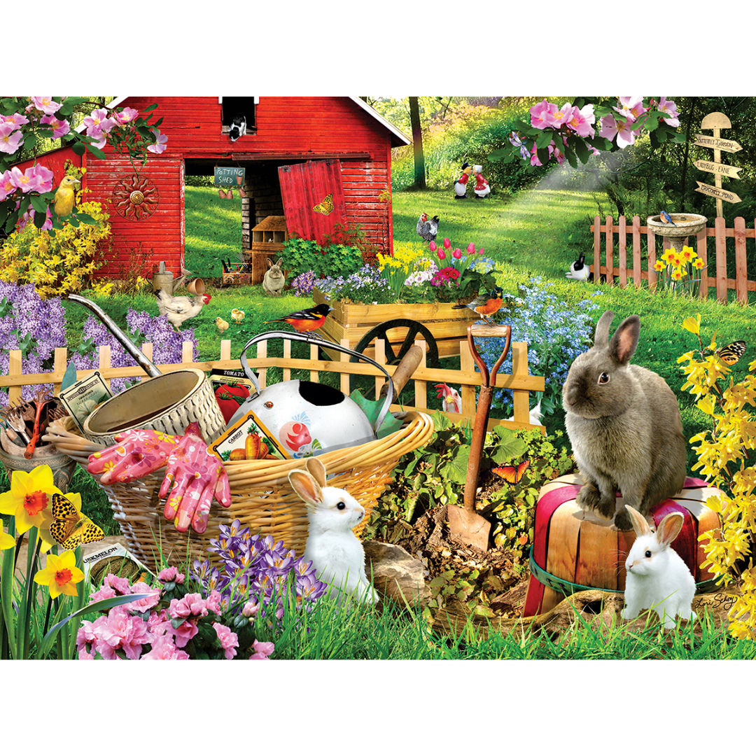 Sunsout - Garden Bunnies Puzzle