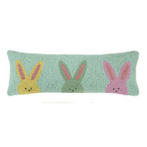 Peking Handicraft - Pillow Three Rugee Peeps Bunnies - Southern Agriculture 