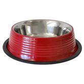 Jojo Modern Pet - Stainless Steel Nonskid Ribbed Bowl