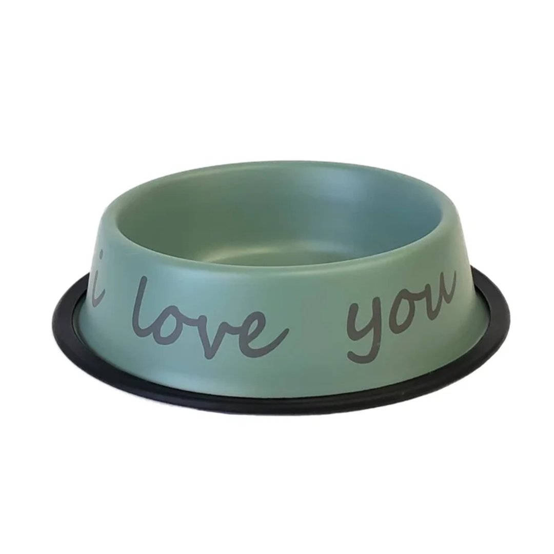 Jojo Modern Pet - Stainless Steel "I Love You So Much" Bowl