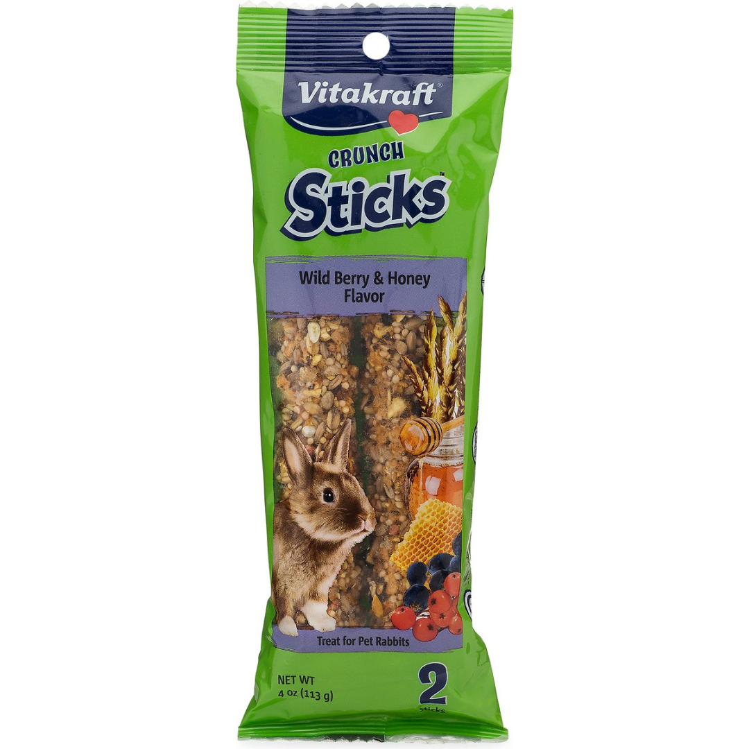 Vitakraft - Crunch Sticks Wild Berry & Honey Rabbit Treat