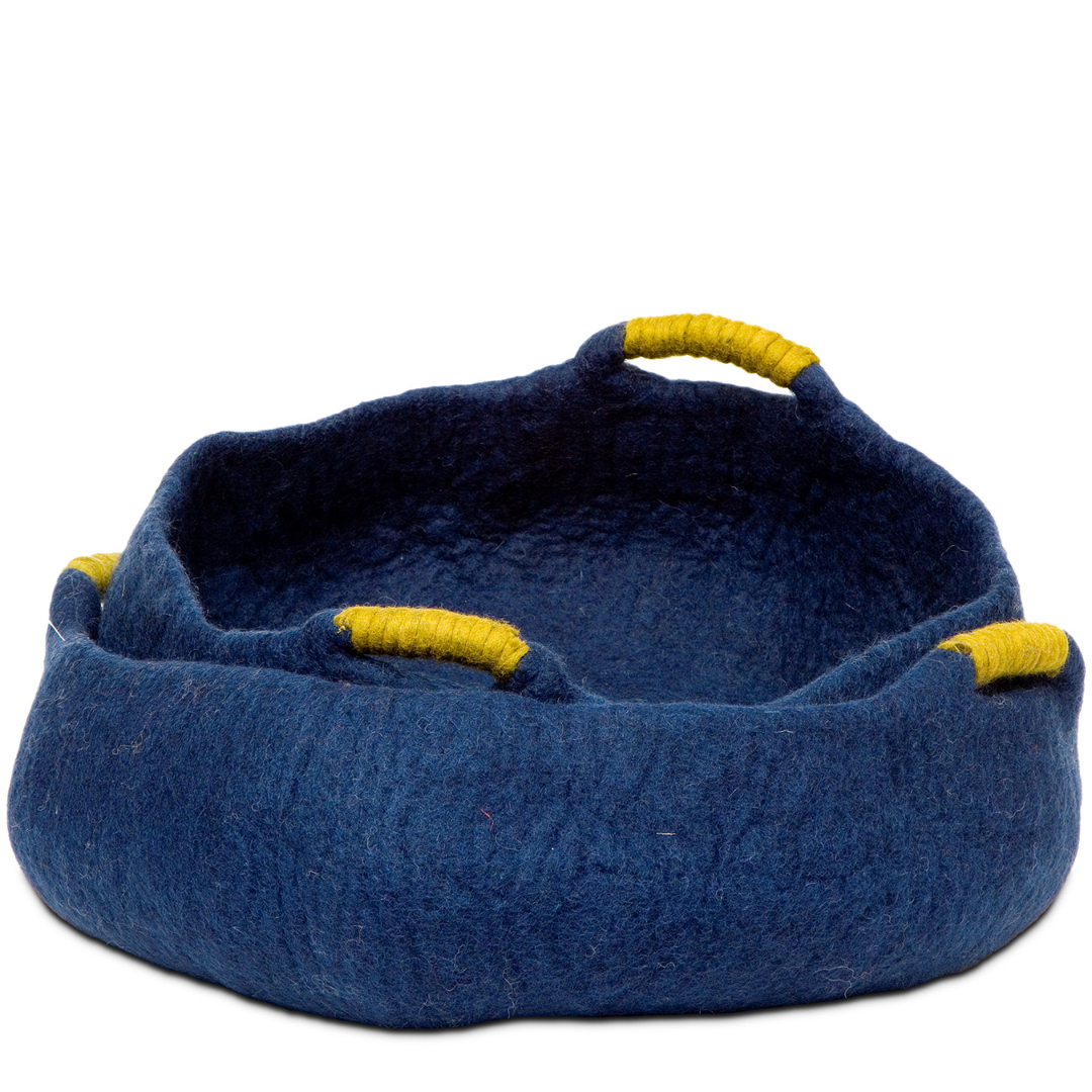 Dharma Dog Karma Cat - Wool Handle Basket