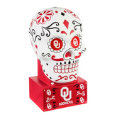 Evergreen Enterprises - University of Oklahoma Sugar Skull Statue - Southern Agriculture 