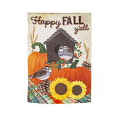 Evergreen Enterprises - Autumn Birds Garden Flag - Southern Agriculture 