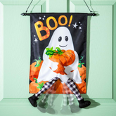 Evergreen Enterprises - Kickin’ Ghost Garden Flag
