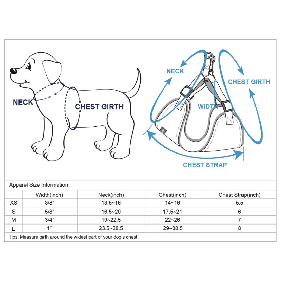 Blueberry Pet - Beige | Spring Balloon Flower Dog Harness - Southern Agriculture 