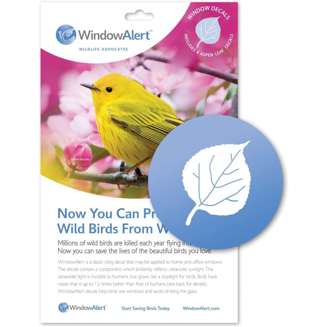 WindowAlert Aspen Leaf Anti-Collision Decal - Southern Agriculture 