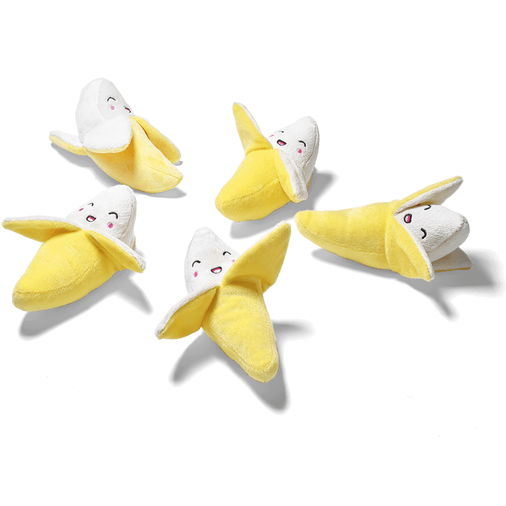 Litterbox.com - Krinkle Banana Cat Toy